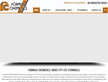 Tablet Screenshot of formulachemicals.com.au